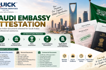 Saudi Embassy Attestation from India – Complete Process, Documents, Fees and Processing Time