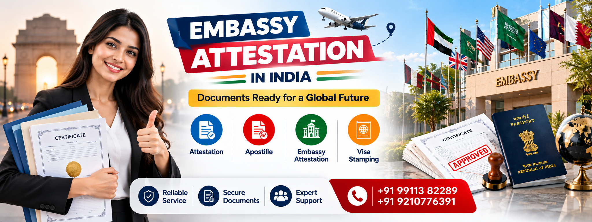 Embassy Attestation in India Banner